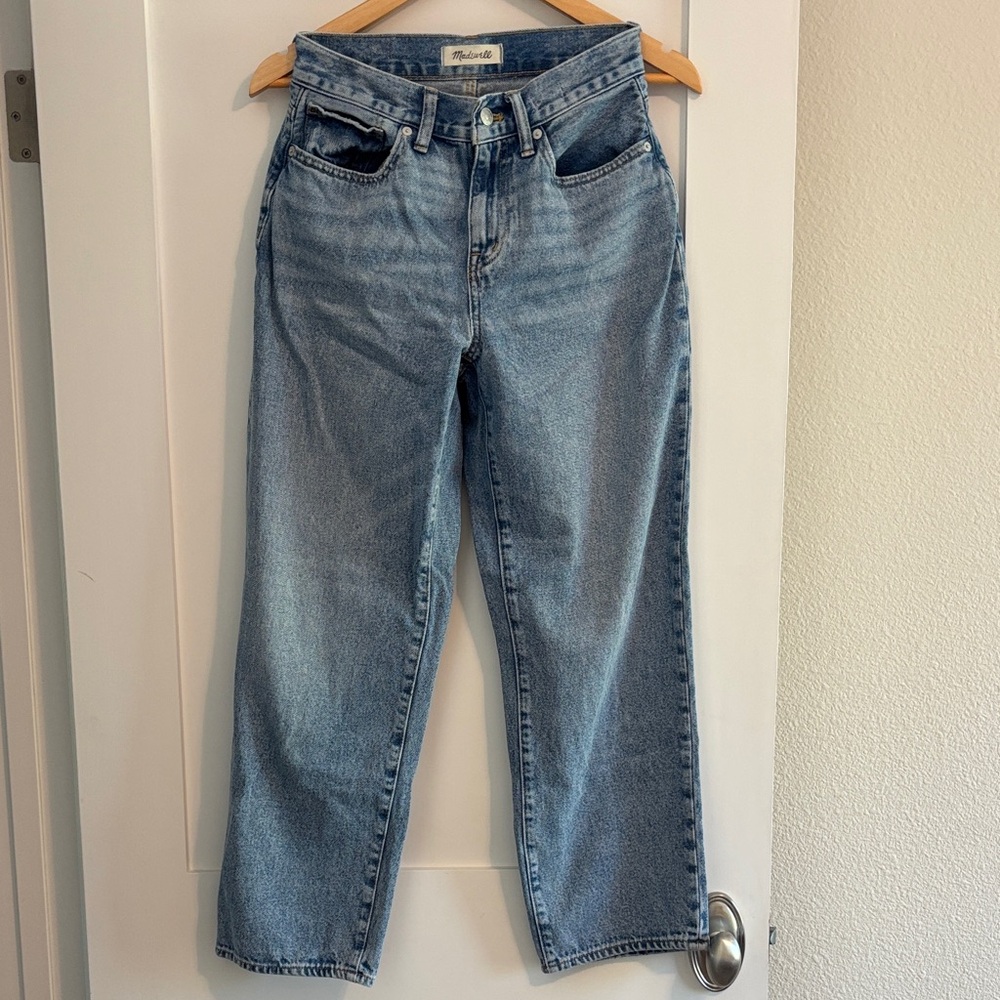 Madewell Women's Straight Leg Jeans - Light Blue
